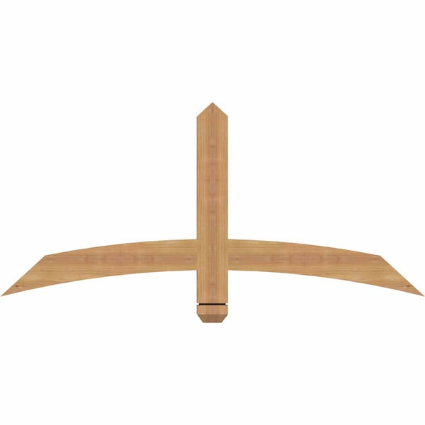 Ekena Millwork Bellingham Timber Gable Bracket, Western Red Cedar, 48"W x 22"H x 1 1/2"D x 3 1/2"F, 11/12 Pitch GBW048X22X0204BEL00SWR - main